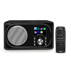 Pure Evoke F3 Portable Internet Radio with Bluetooth WiFi DAB/FM Tuner in Black